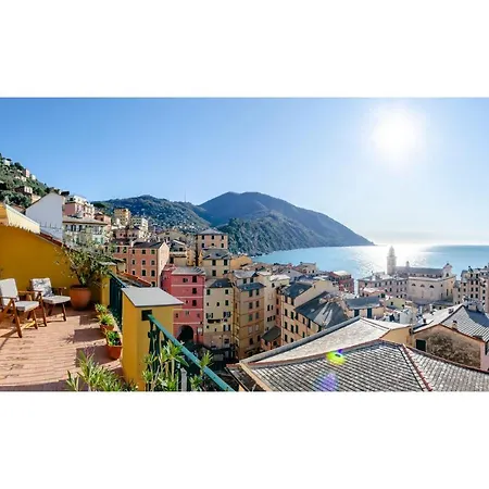 Joivy Treasure For 4 With Terrace And Incredible View Daire Camogli
